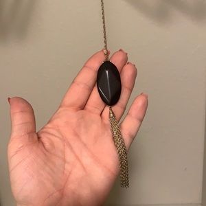 Black and gold necklace